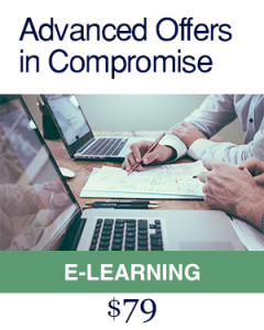 Advanced Offers in Compromise E Learning Course